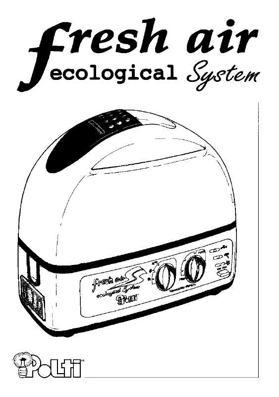 Mode d'emploi POLTI DUS0 PER IONOUMIDIFICATORE AIR FRESH