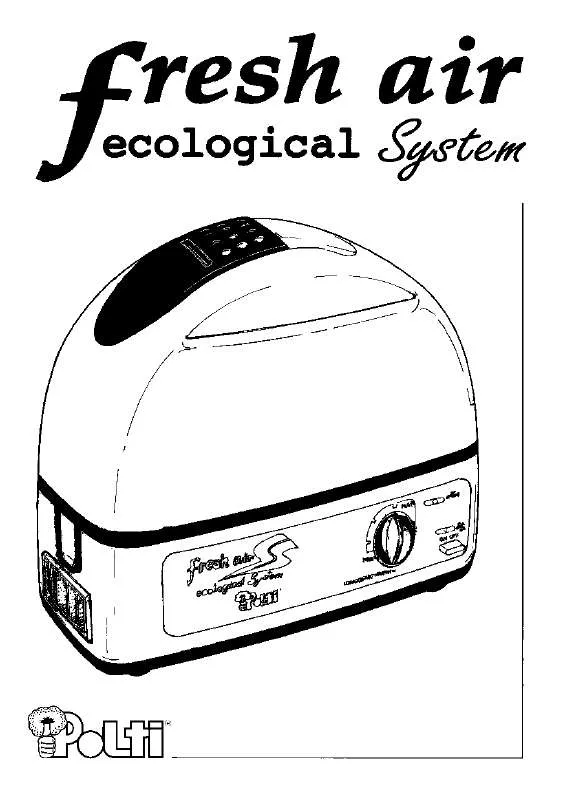 Mode d'emploi POLTI PER UMIDIFICATORE AIR FRESH