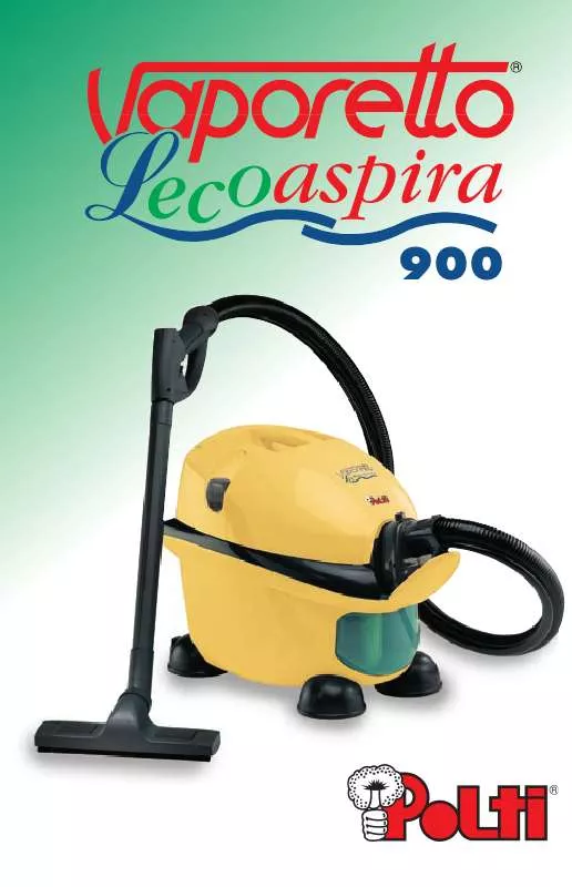 Mode d'emploi POLTI VAPORETTO L'ECOASPIRA 900