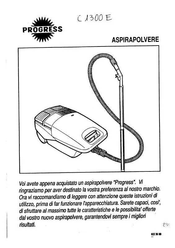 Mode d'emploi PROGRESS C1300E