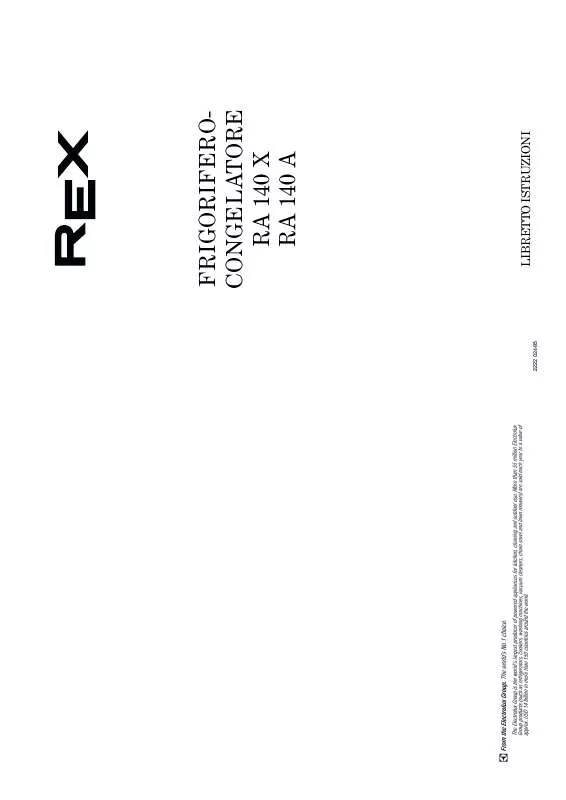 Mode d'emploi REX RA140A
