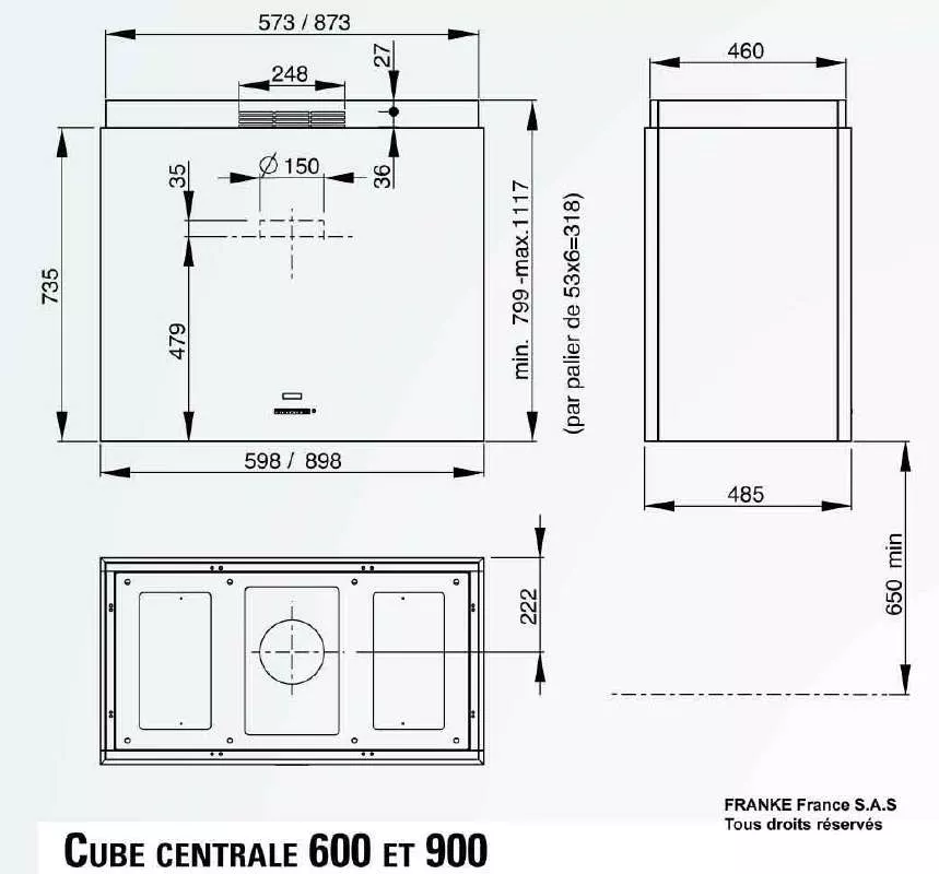 Mode d'emploi ROBLIN CUBE CENTRALE 600