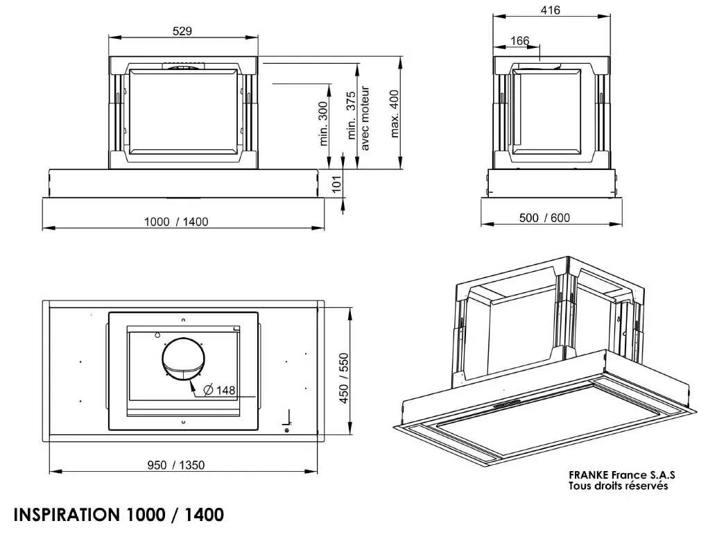 Mode d'emploi ROBLIN INSPIRATION 1000