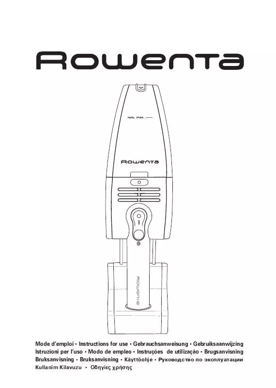 Mode d'emploi ROWENTA AC 355