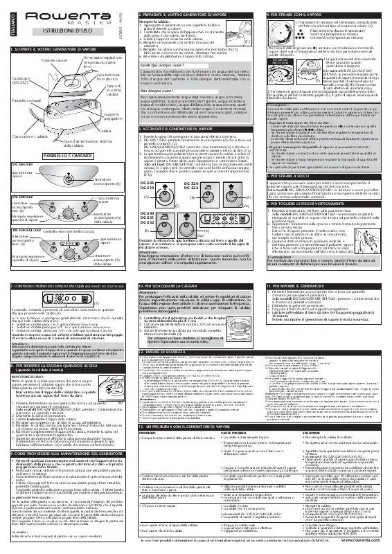 Mode d'emploi ROWENTA DG 530 MASTER