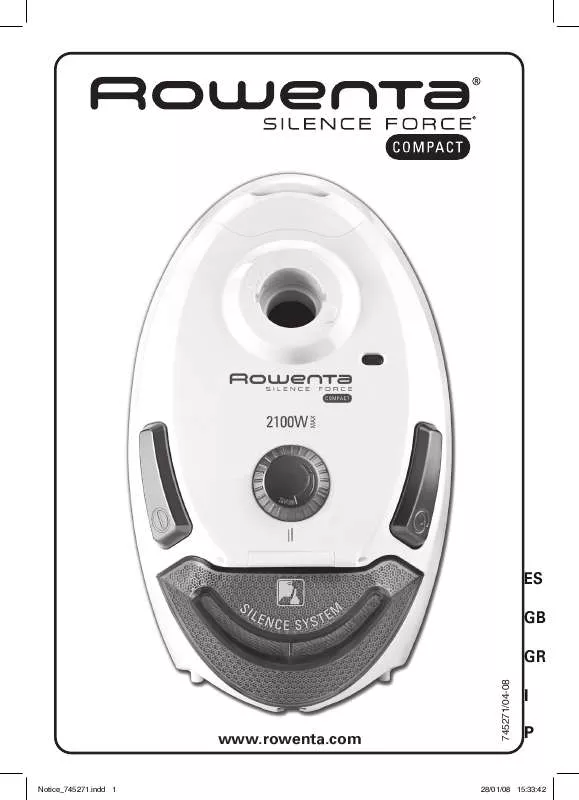 Mode d'emploi ROWENTA DG 7140