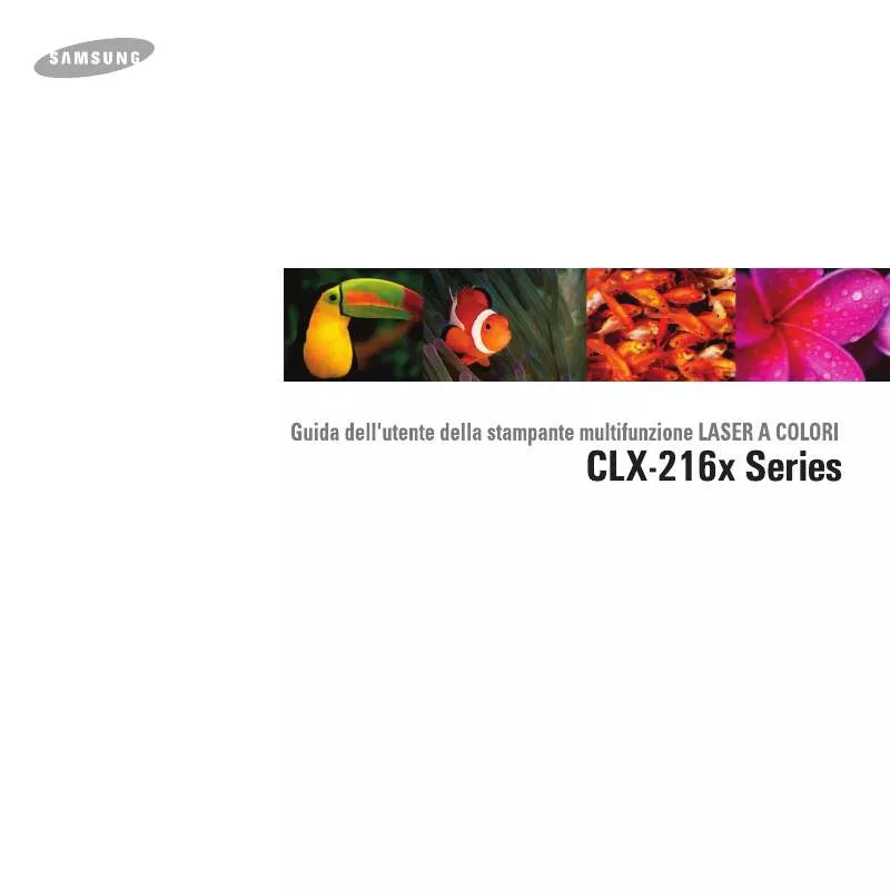 Mode d'emploi SAMSUNG CLX-2160-SEE