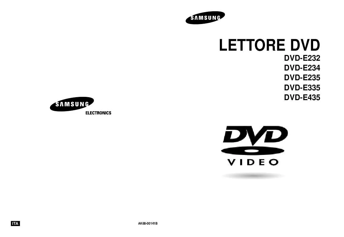 Mode d'emploi SAMSUNG DVD-E234