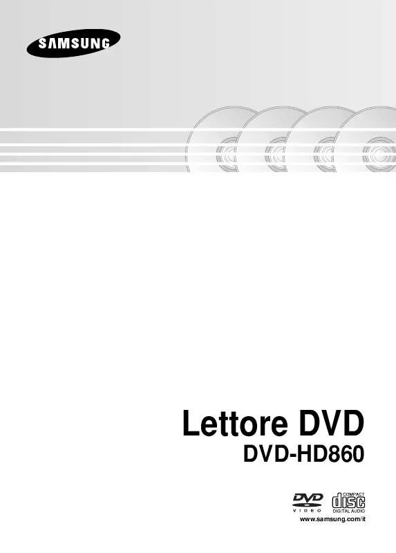 Mode d'emploi SAMSUNG DVD-HD860