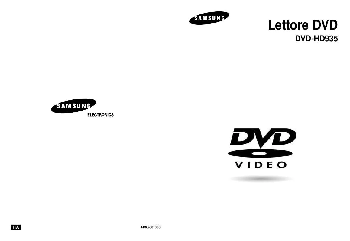 Mode d'emploi SAMSUNG DVD-HD935