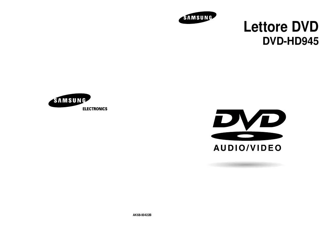 Mode d'emploi SAMSUNG DVD-HD945