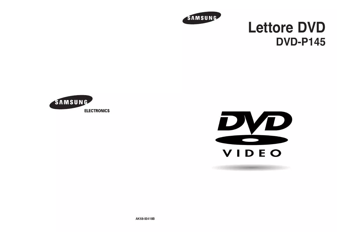 Mode d'emploi SAMSUNG DVD-P145