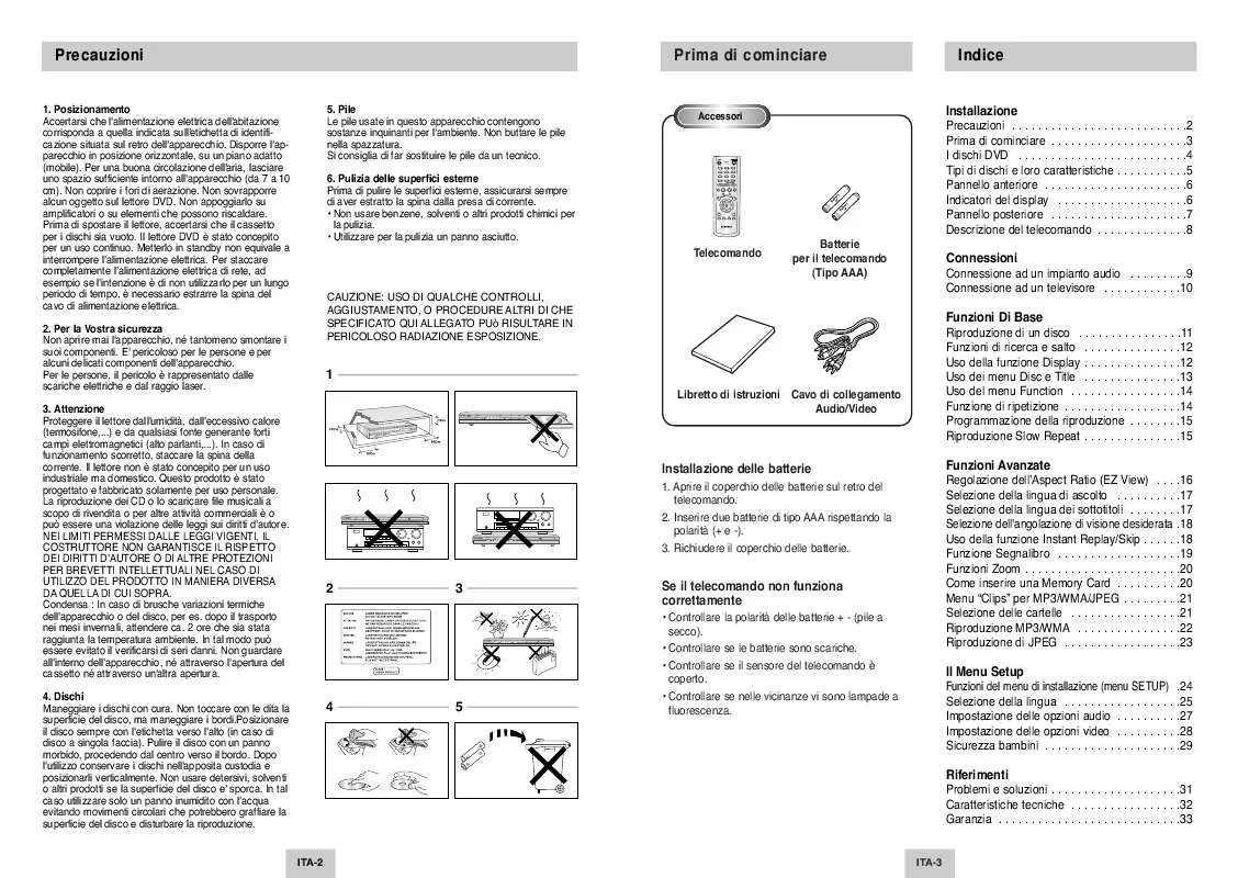 Mode d'emploi SAMSUNG DVD-P345