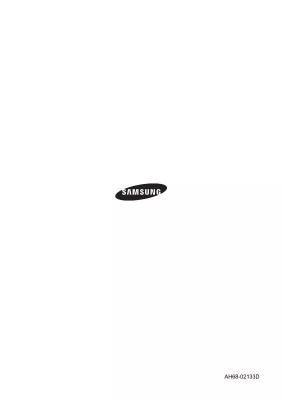 Mode d'emploi SAMSUNG HT-BD2ER