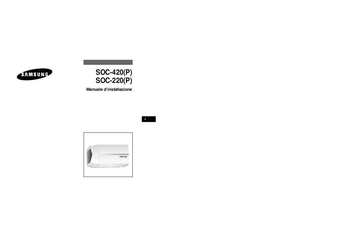 Mode d'emploi SAMSUNG SOC-220