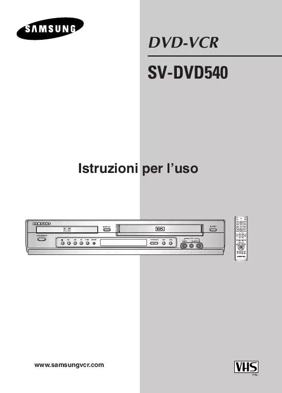 Mode d'emploi SAMSUNG SV-DVD540