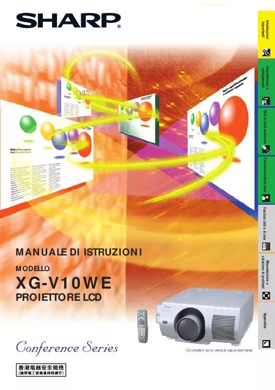 Mode d'emploi SHARP XG-V10WE