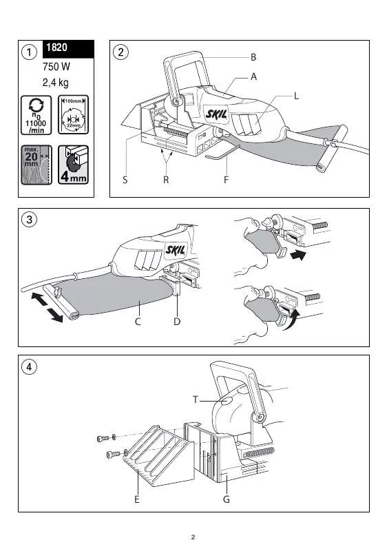 Mode d'emploi SKIL 1820T2