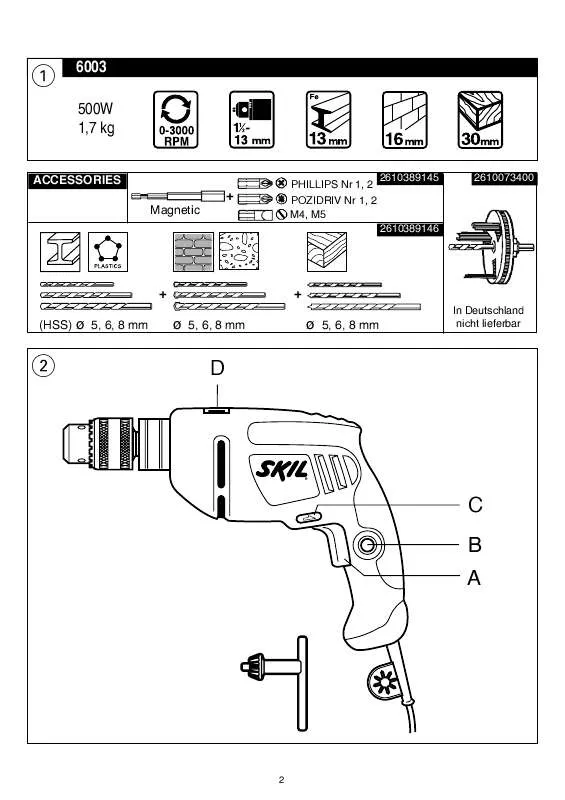 Mode d'emploi SKIL 6003