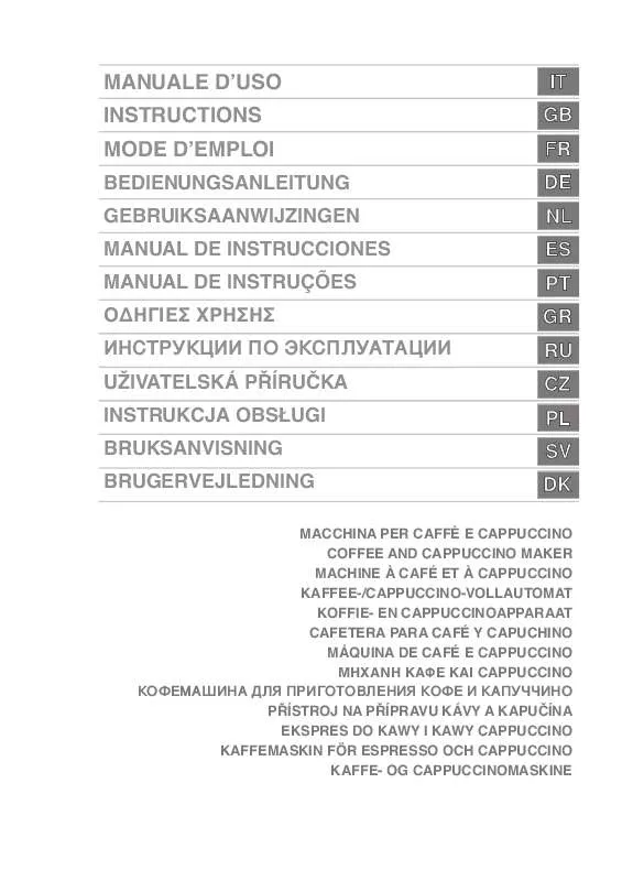 Mode d'emploi SMEG CM845P