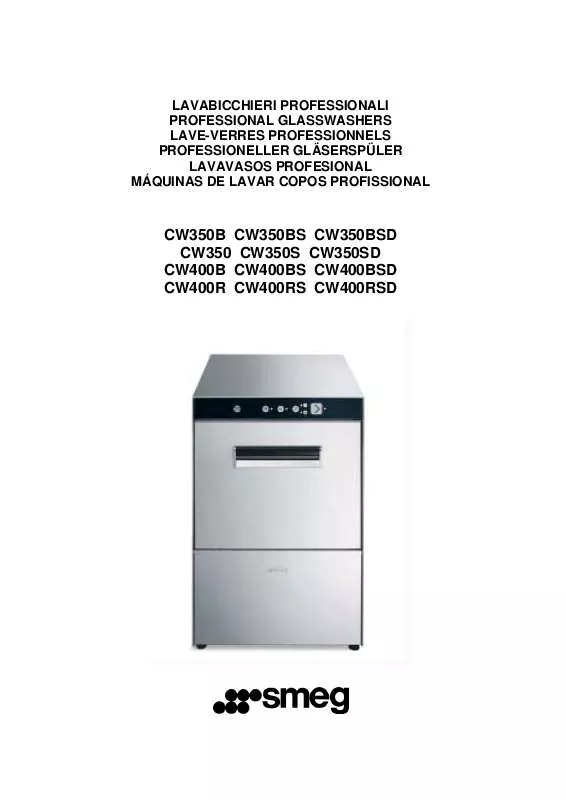 Mode d'emploi SMEG CW350BSD