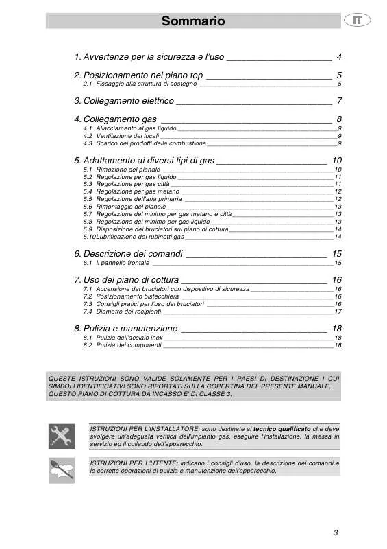 Mode d'emploi SMEG GKL755