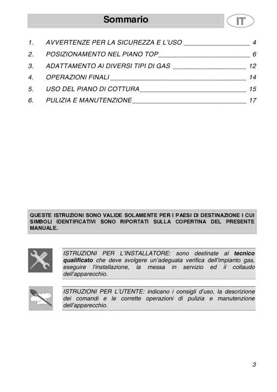 Mode d'emploi SMEG PGF75BE3