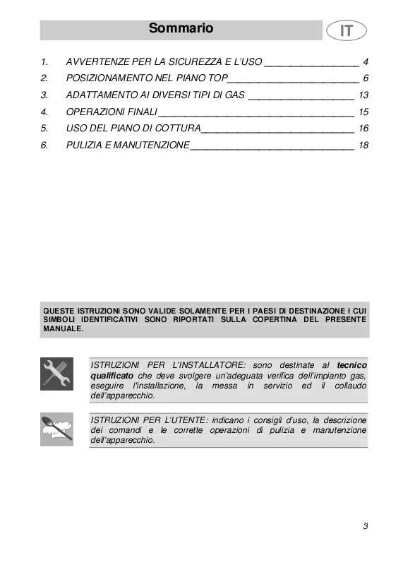 Mode d'emploi SMEG PGF95FBE1