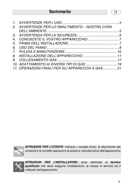 Mode d'emploi SMEG PV96-3