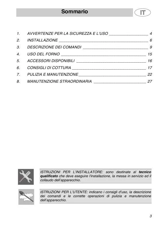 Mode d'emploi SMEG SC371MFX