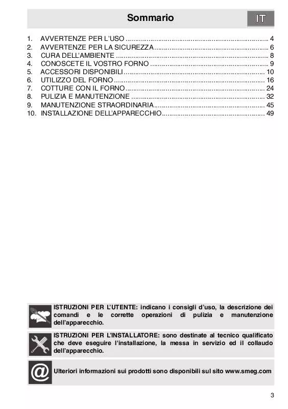 Mode d'emploi SMEG SCP805A-8