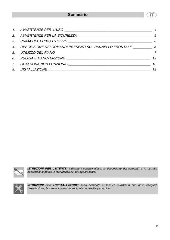 Mode d'emploi SMEG SE2631ID1