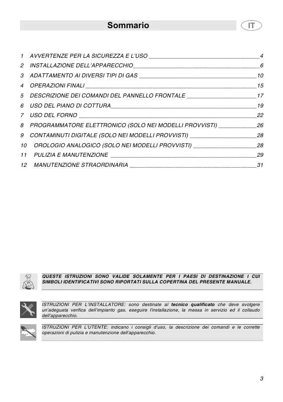 Mode d'emploi SMEG W61XVG