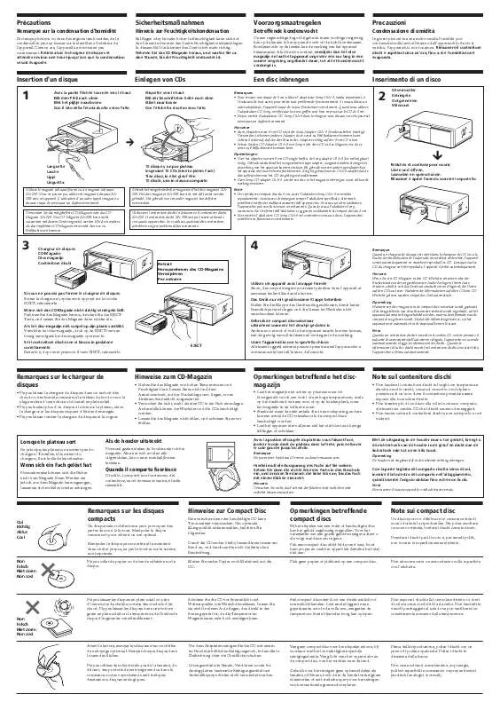 Mode d'emploi SONY CDX-715