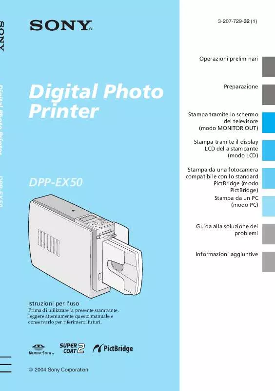 Mode d'emploi SONY DPP-EX50