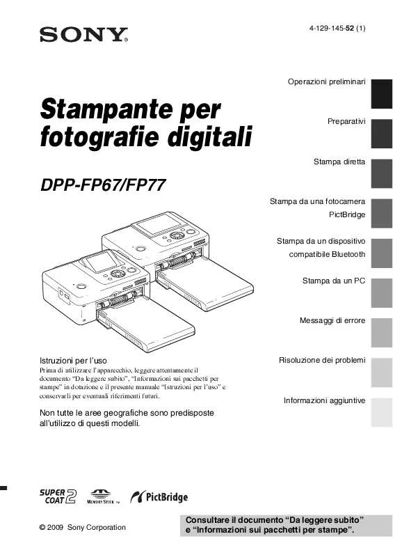 Mode d'emploi SONY DPP-FP67