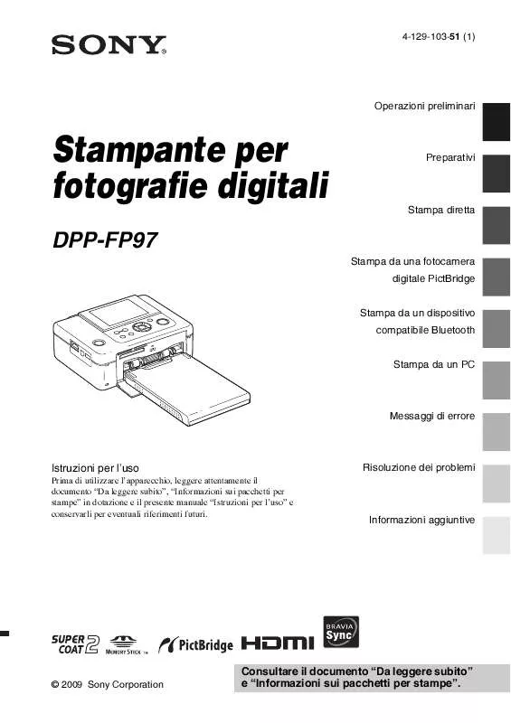 Mode d'emploi SONY DPP-FP97