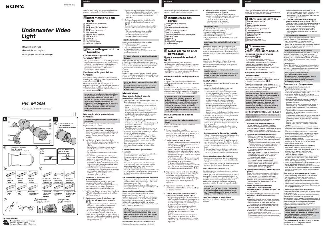 Mode d'emploi SONY HVL-ML20M