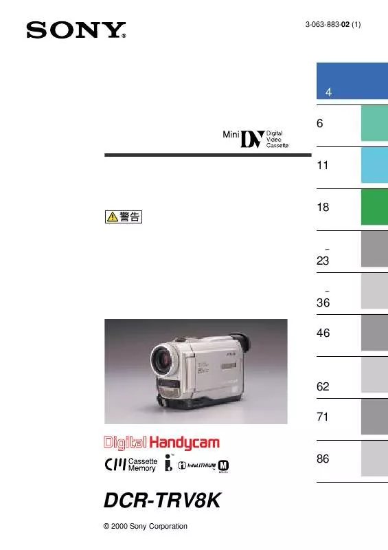 Mode d'emploi SONY MJ-L1