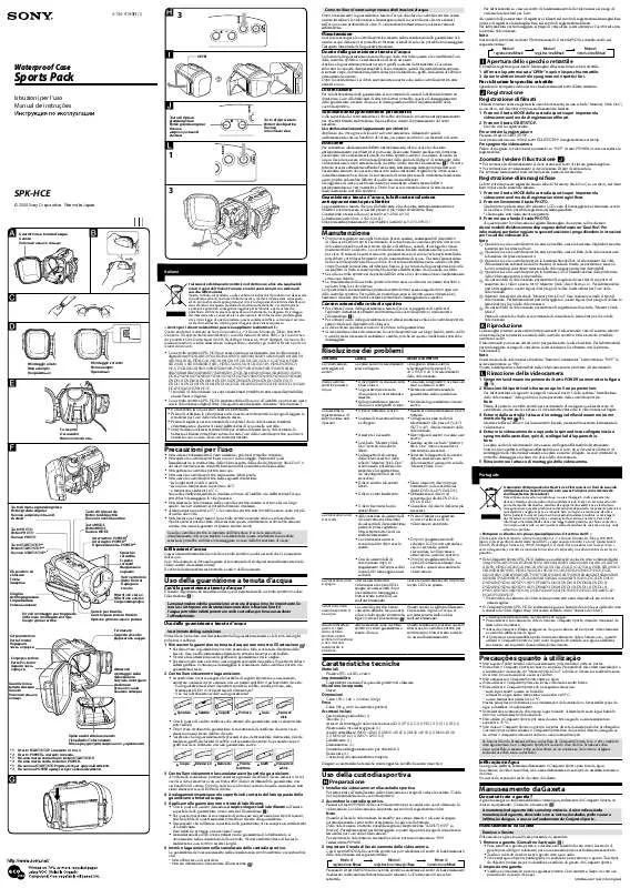 Mode d'emploi SONY SPK-HCE