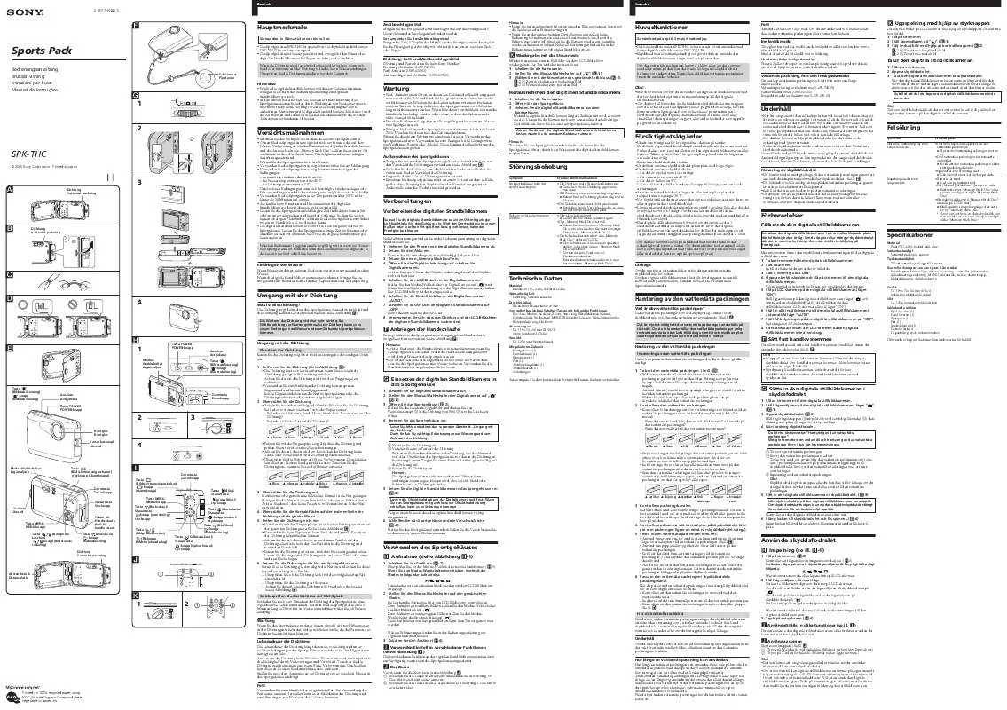 Mode d'emploi SONY SPK-THC