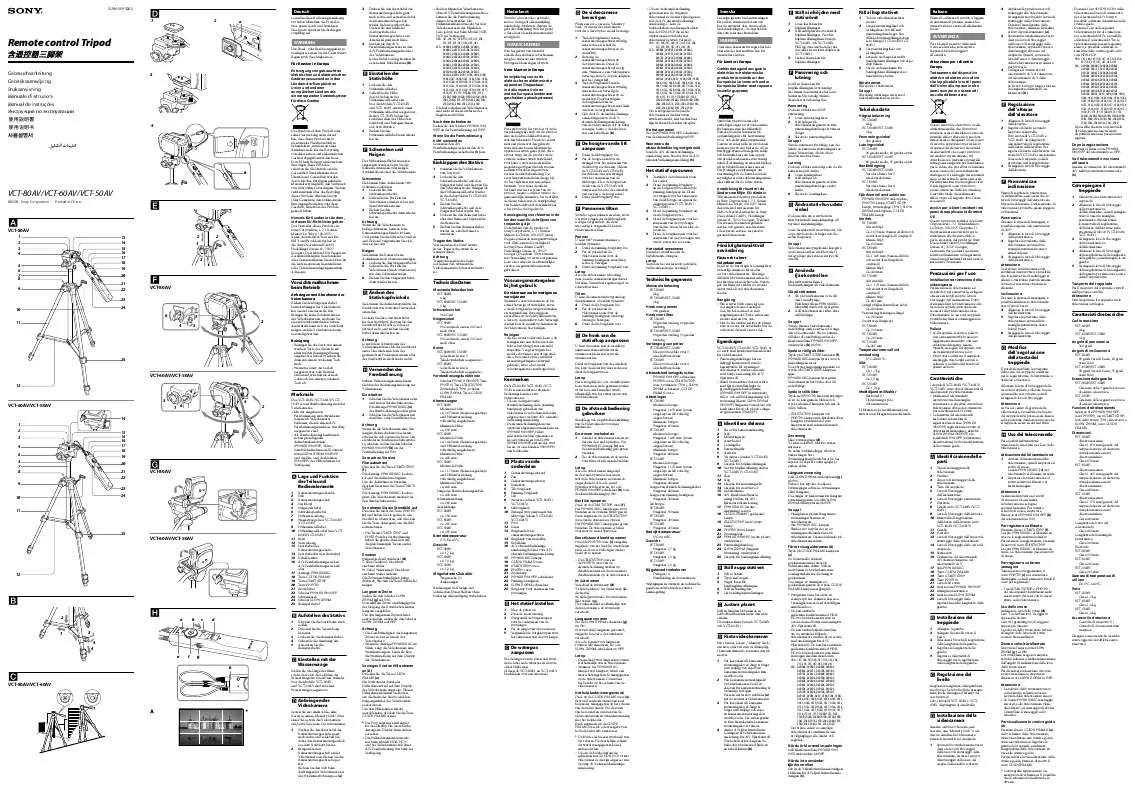 Mode d'emploi SONY VCT-50AV