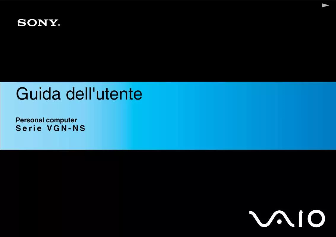 Mode d'emploi SONY VAIO VGN-NS20E/P