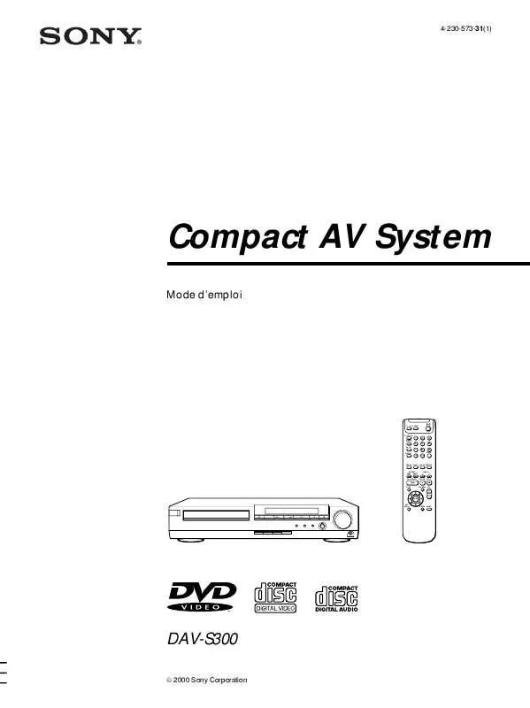 Mode d'emploi SONY VPL-PX1