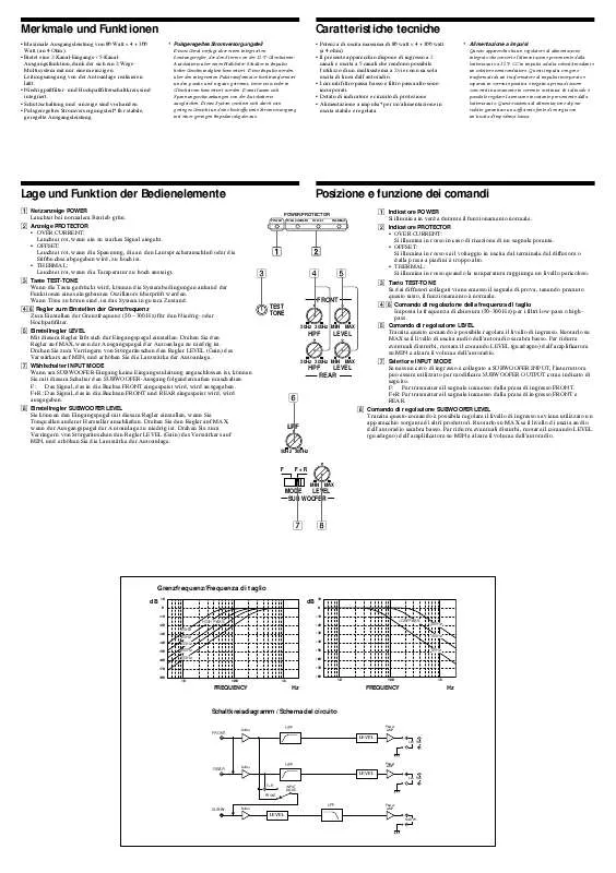 Mode d'emploi SONY XM-1505SX