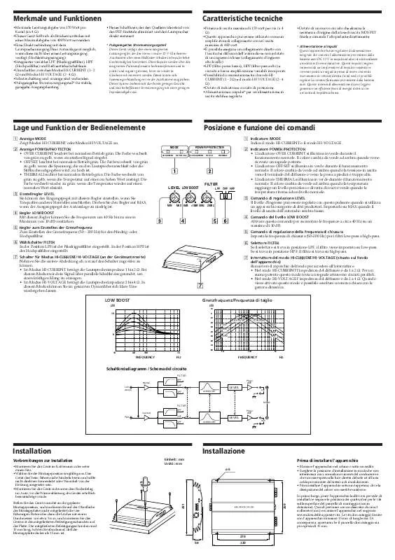 Mode d'emploi SONY XM-754HX