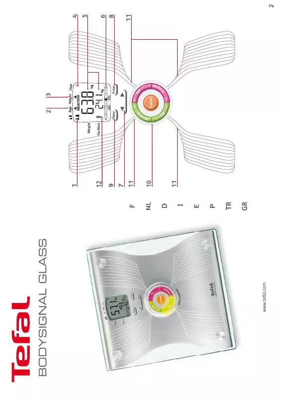 Mode d'emploi TEFAL BODYSIGNAL GLASS