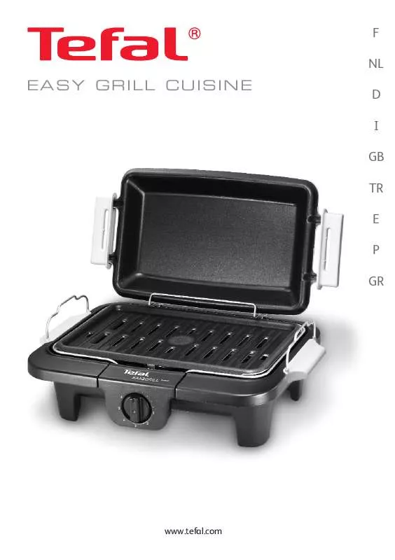 Mode d'emploi TEFAL EASY GRILL CUISINE