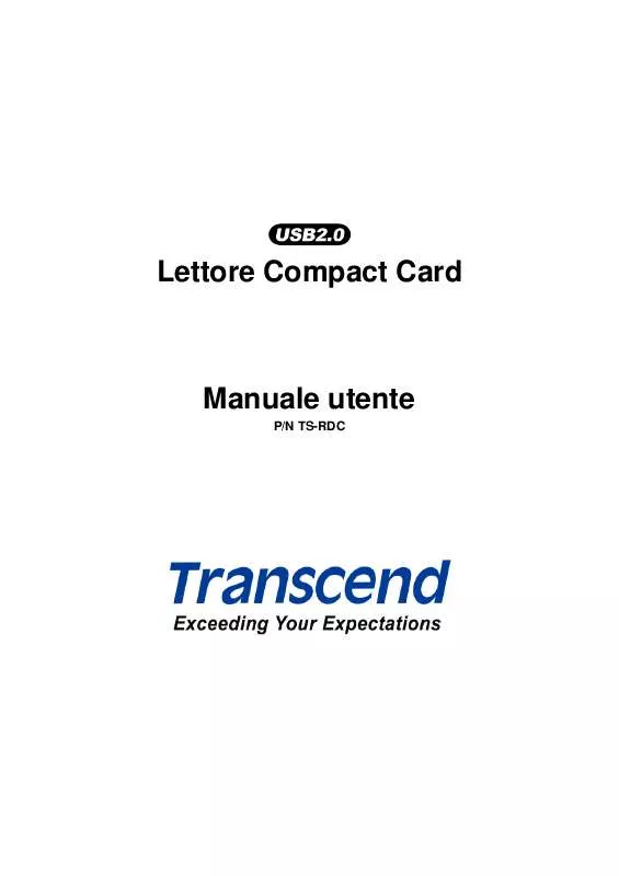 Mode d'emploi TRANSCEND TS-RDC