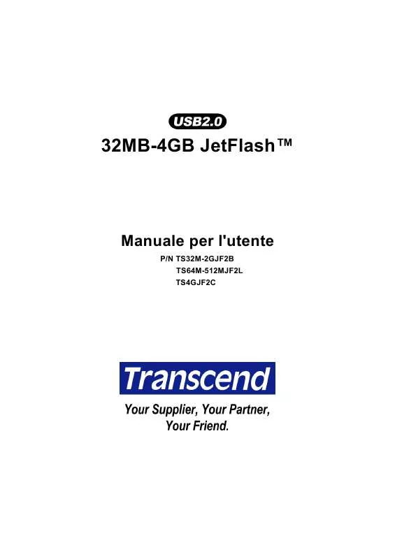 Mode d'emploi TRANSCEND TS128MJF2B